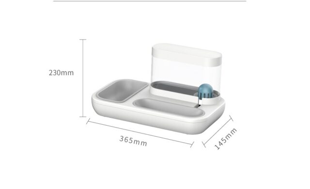 4-in-1 Cat/Dog Bowl Set – Auto Water Fountain & Feeder (1.5L) - Image 9