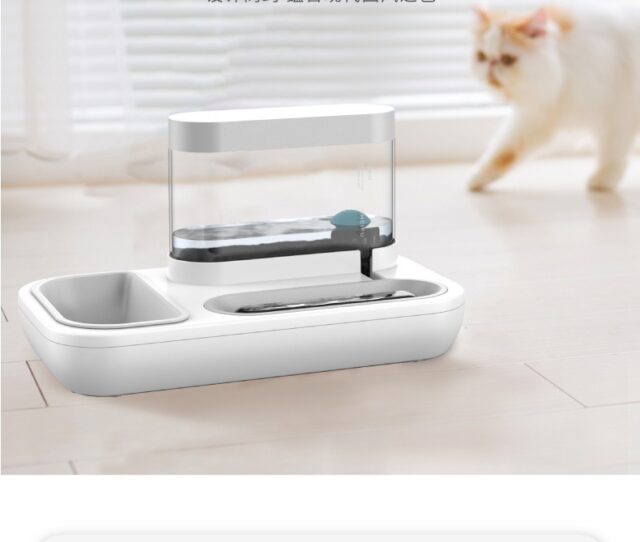 4-in-1 Cat/Dog Bowl Set – Auto Water Fountain & Feeder (1.5L) - Image 8