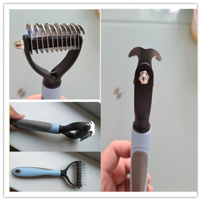 Double-Sided Pet Grooming Brush – Deshedding & Dematting Tool for Dogs & Cats - Image 2