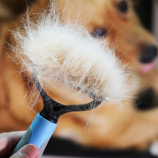 Double-Sided Pet Grooming Brush – Deshedding & Dematting Tool for Dogs & Cats - Image 8