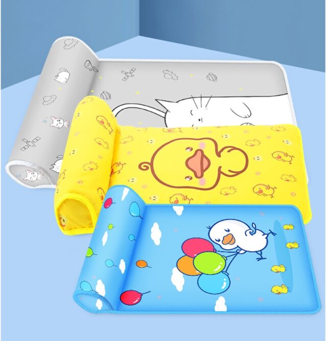 Summer Cooling Pet Bed with Pillow – Breathable Ice Pad for Dogs & Cats - Image 5