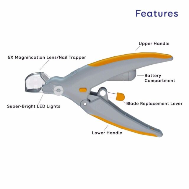 Pet Nail Trimmer Clipper Peti care Dog Nail Clippers Grinders for Cat Dog - Image 10