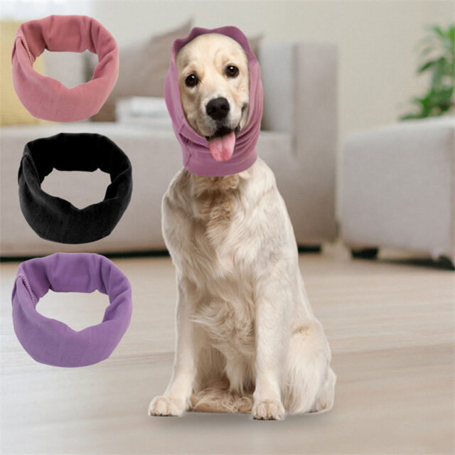 Calming Dog Ear Cover – Anti-Noise & Anxiety Relief Hood