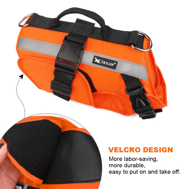 Reflective Dog Life Jacket Vests - Image 4