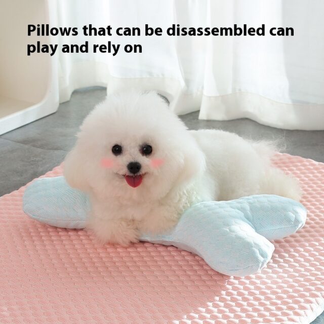 Cooling Dog Bed – Soft Summer Mat for Small Pets - Image 3