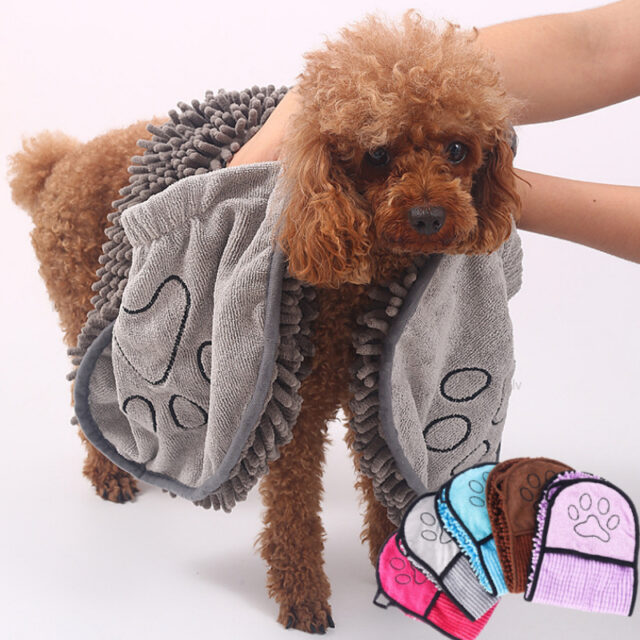 Super Absorbent Pet Bath Towel – Quick-Dry Microfiber for Dogs & Cats - Image 7