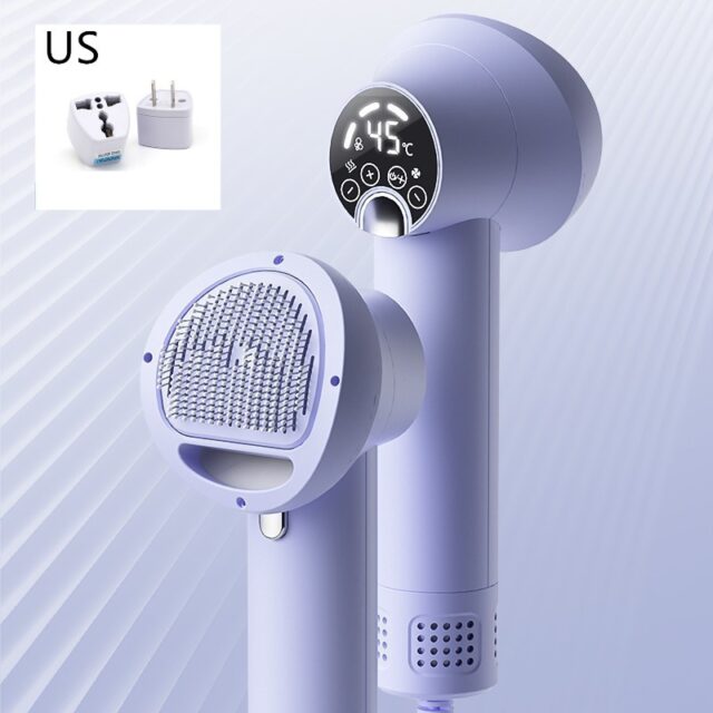 Smart Pet Hair Dryer & Comb – Silent Grooming Tool for Dogs & Cats - Image 2
