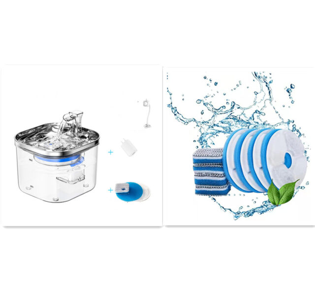 Auto-Circulating Pet Water Fountain – Stainless Steel (Cats/Dogs) - Image 6