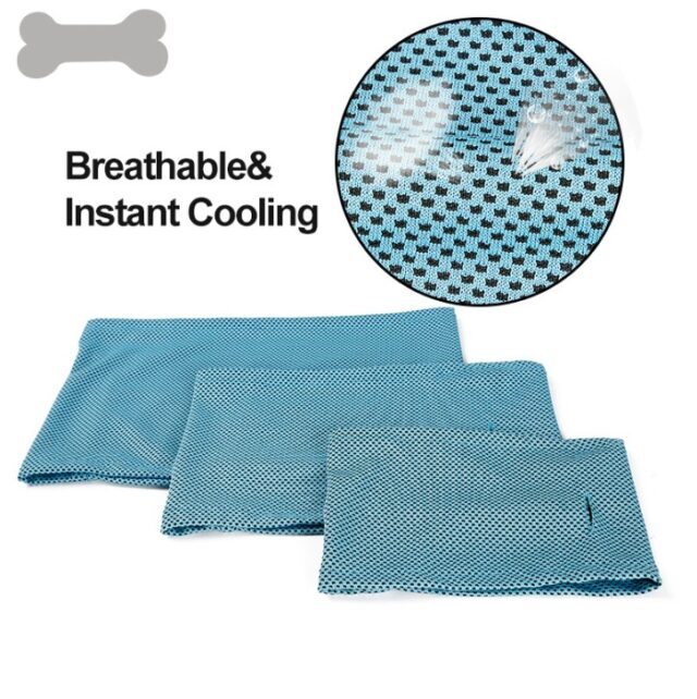 Instant Cooling Dog Bandana – Summer Pet Scarf & Towel Collar - Image 2