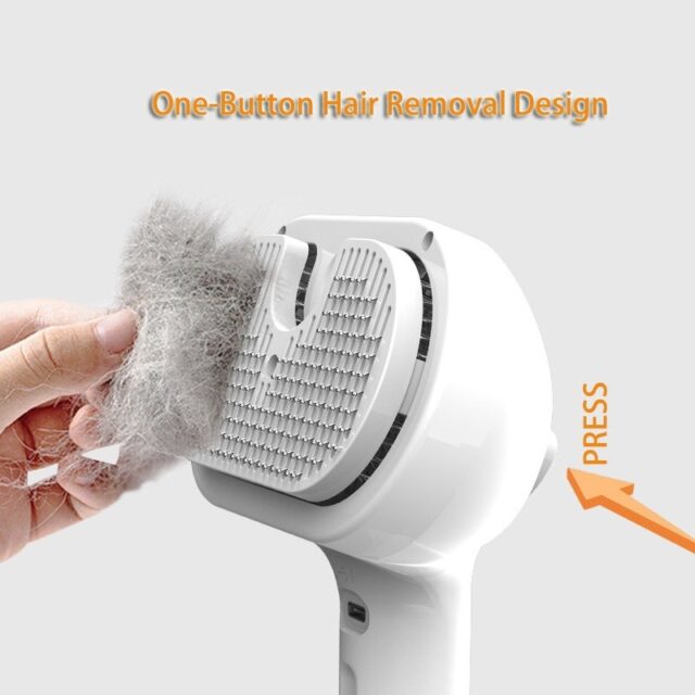 Self-Cleaning Pet Comb – Hair Remover & Dematting Brush with Mist Humidifier - Image 5