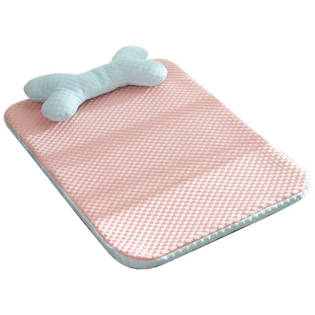 Cooling Dog Bed – Soft Summer Mat for Small Pets - Image 2