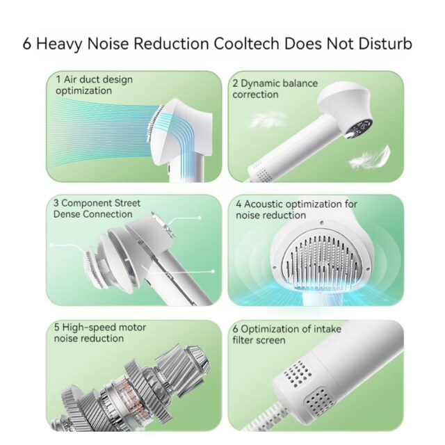 Smart Pet Hair Dryer & Comb – Silent Grooming Tool for Dogs & Cats - Image 4