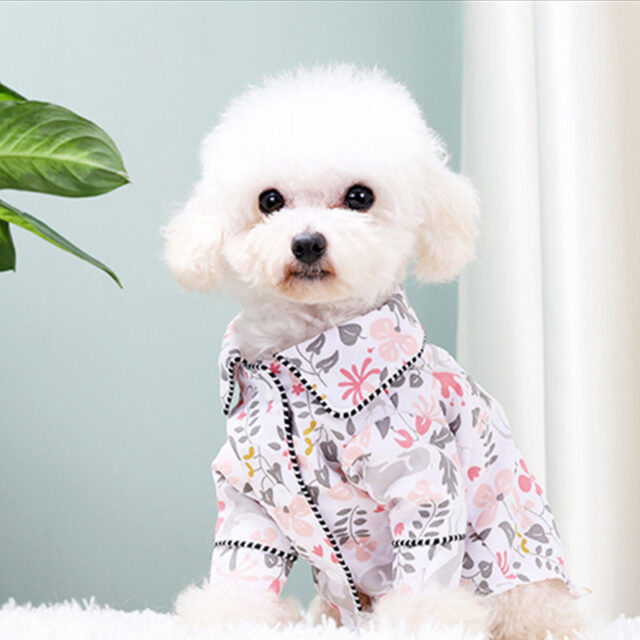 French Small Incense Style Fighting Pet Clothes Dog Pajamas - Image 6