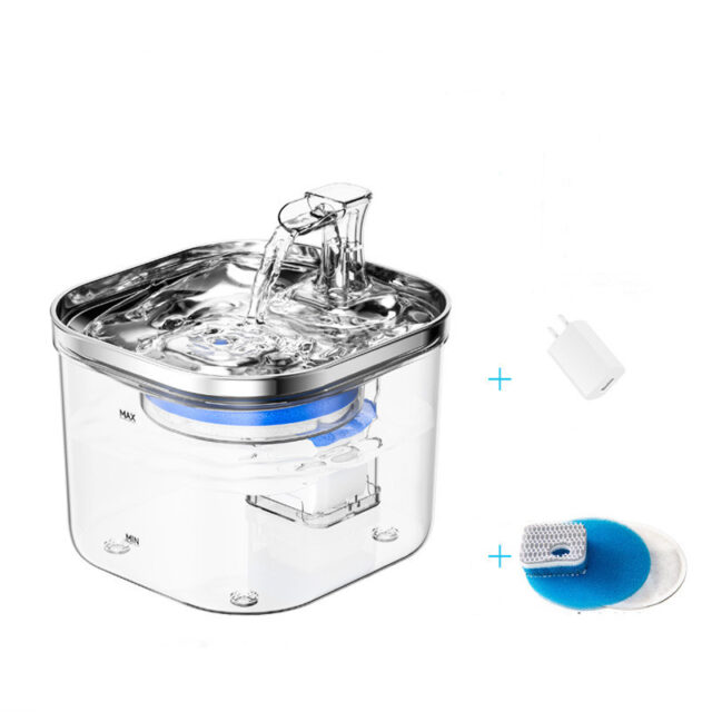 Auto-Circulating Pet Water Fountain – Stainless Steel (Cats/Dogs) - Image 9