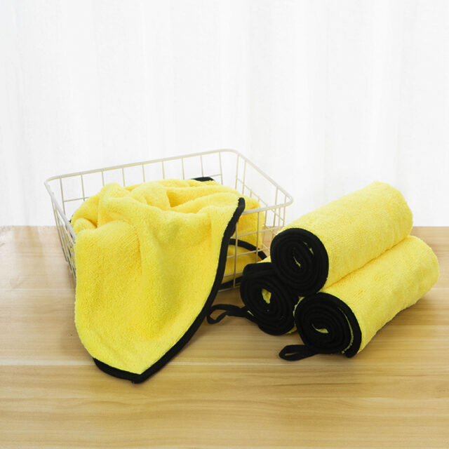 Super Absorbent Quick-Dry Pet Towel – Soft Microfiber for Dogs & Cats (Yellow) - Image 7