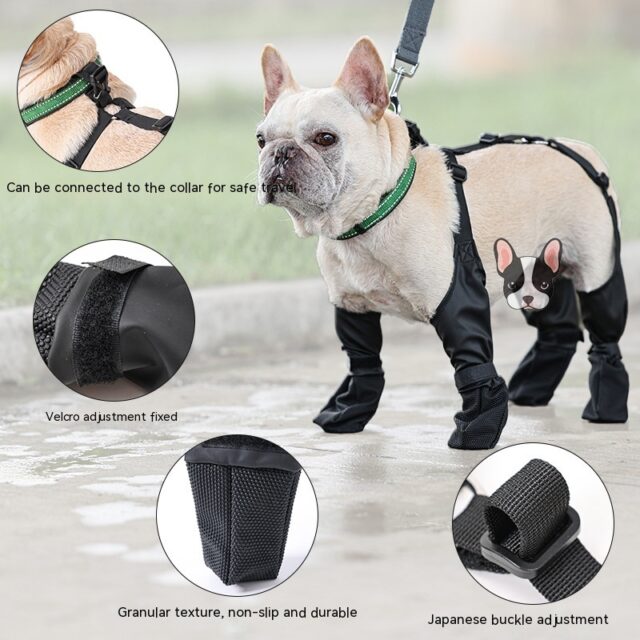 Waterproof Adjustable Dog Shoes – Breathable Outdoor Paw Protectors - Image 2