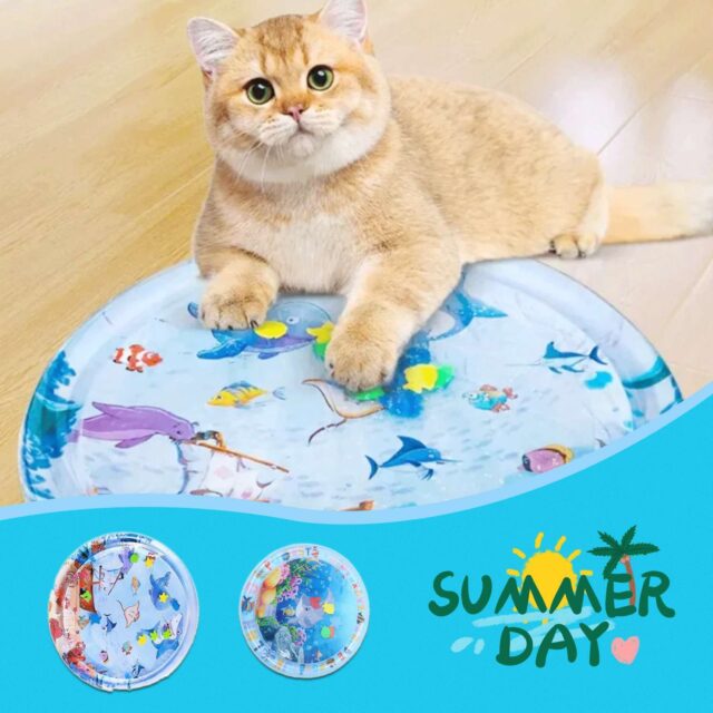 Cooling Pet Water Bed – Ice Pad Sleep Mat for Dogs & Cats