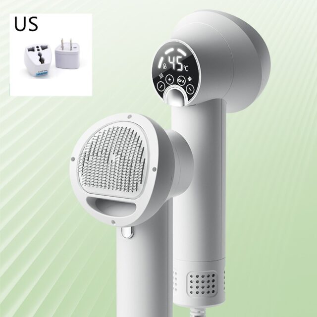 Smart Pet Hair Dryer & Comb – Silent Grooming Tool for Dogs & Cats - Image 10