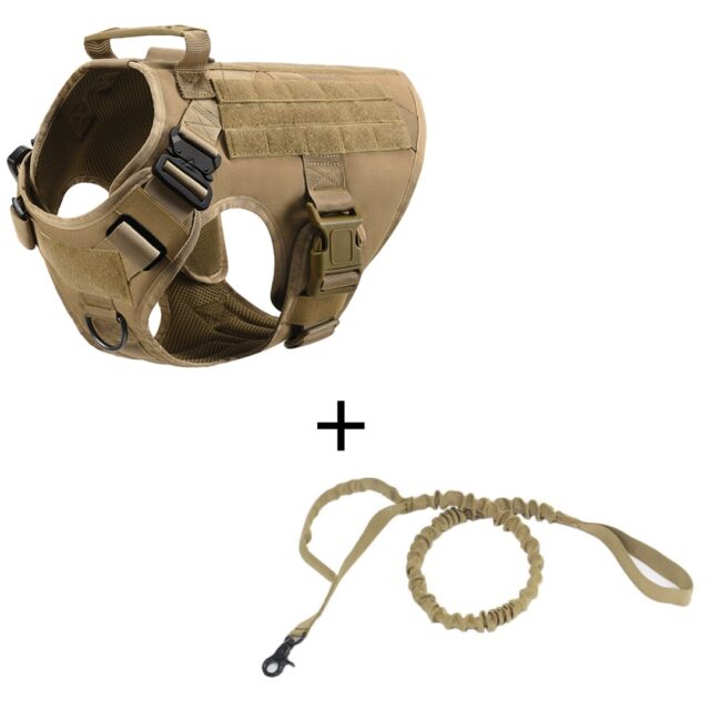 Outdoor Tactical Dog Vest With Leashes - Image 4